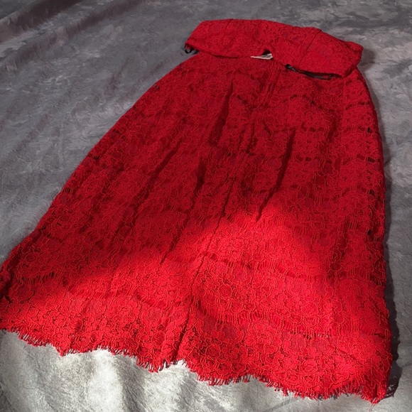 Forever 21 Lined Lace Strapless Short LE Dress size S NWT 🥳 Host Pick 🥳 - Picture 15 of 16